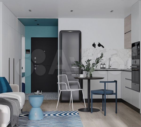 Квартира-студия, 35 м², 3/5 эт.