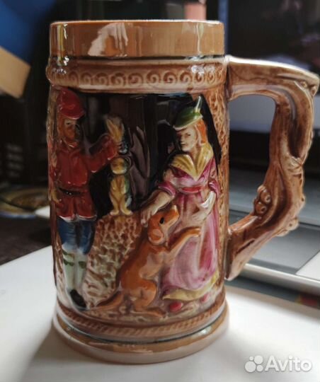 Кружка пивная керамическая СССР, 1970е гг