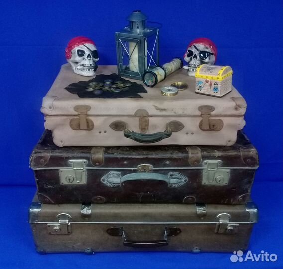 Пиратский сундук/чемодан детский и аксессуары ;)