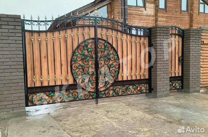 Кованые ворота