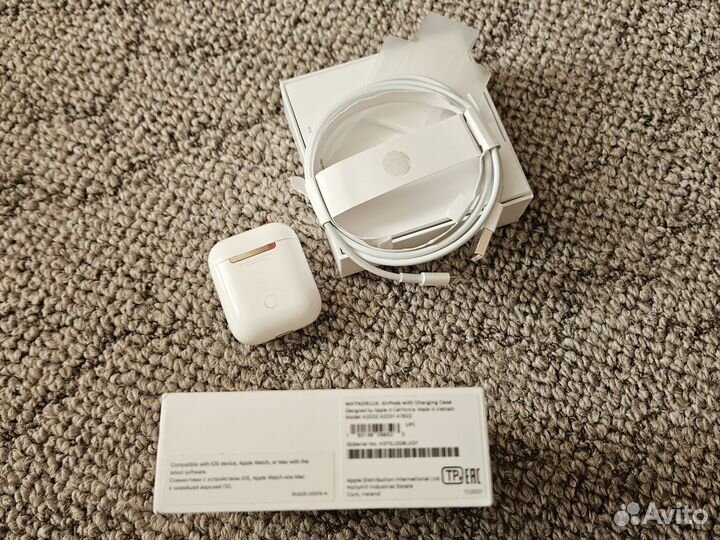 Наушники беспроводные Apple Airpods 1