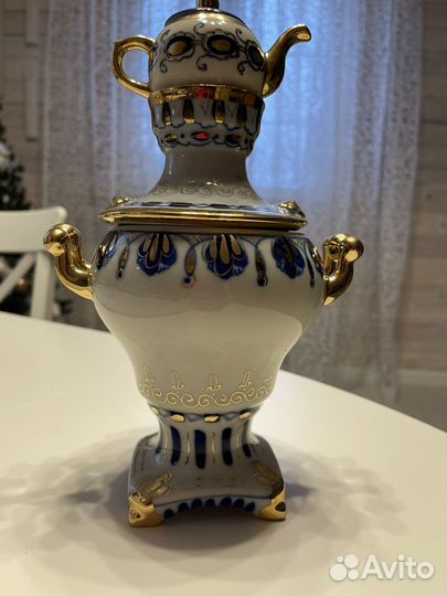 Самовар Гжель