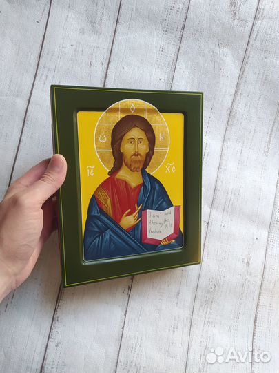 Вседержитель рукописная икона