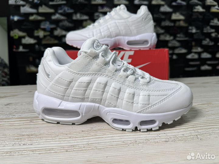 Кроссовки nike air max 95 белые