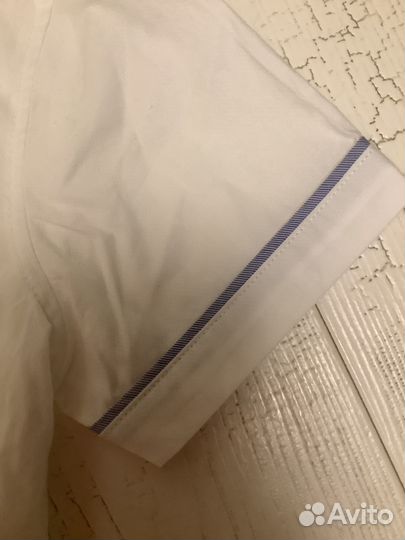 Новая школьная сорочка/рубашка, с корот. рукавом