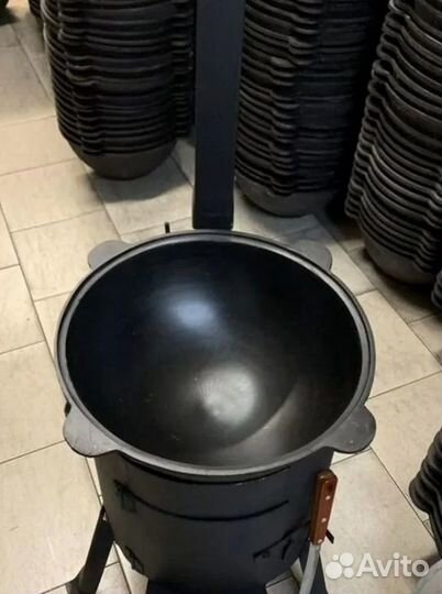 Казан чугунный 8 литров с крышкой