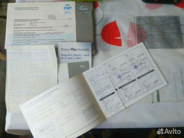 Сервисная книжка nissan ориг.герм