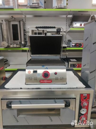 Прижимной гриль для шаурмы газовый