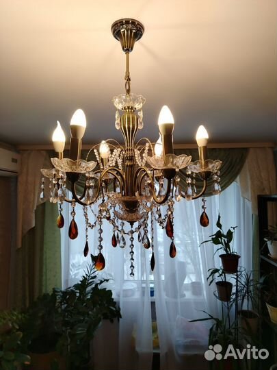 Люстра потолочная подвесная бу