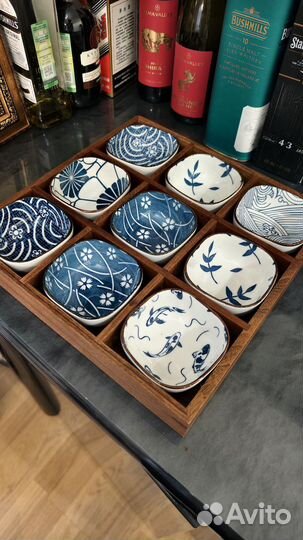 Керамические миски в японском стиле (на манежнице)