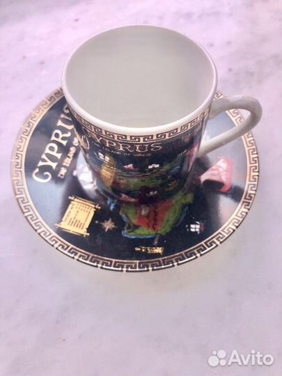 Сервиз кофейный из Кипра и ваза из Греции