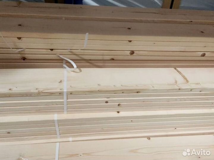 Доска строганая 28*95*2000 мм сорт AB скругление
