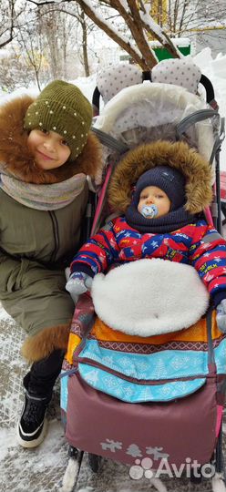 Сани коляска ника7/3