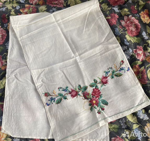 Рушник льняной ручная работа