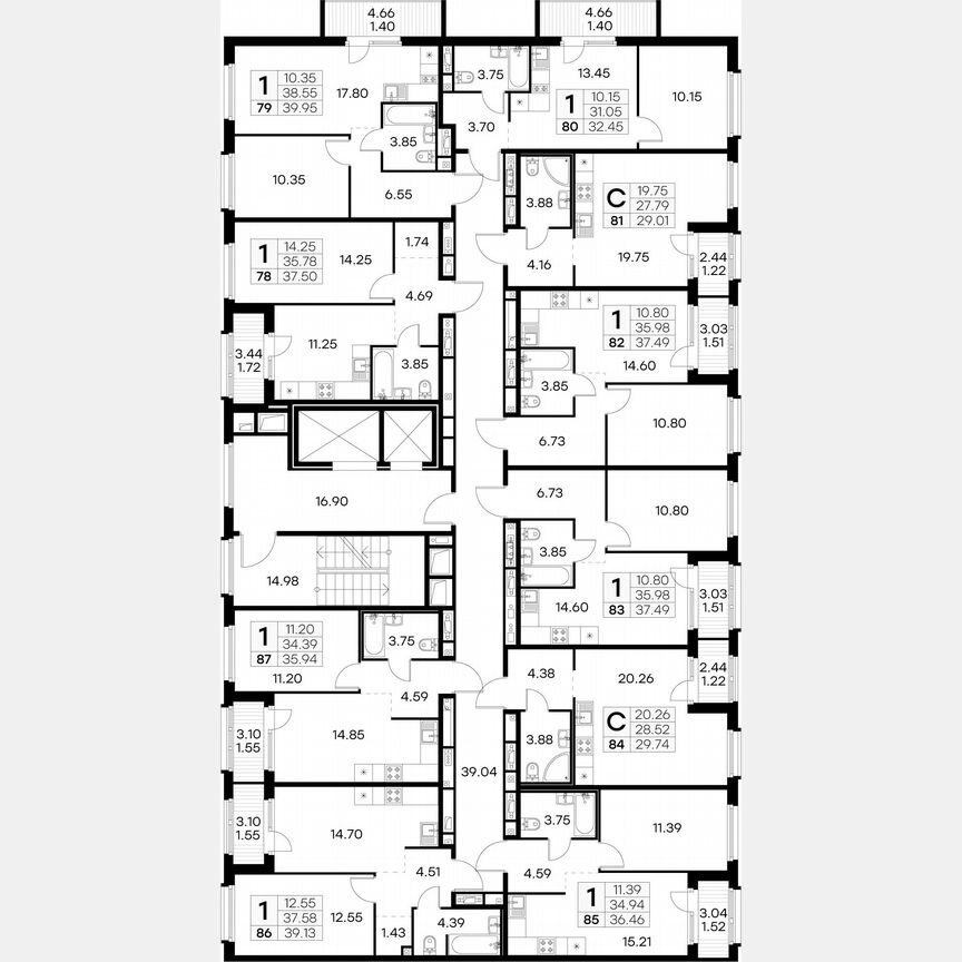 1-к. квартира, 36,5 м², 9/15 эт.