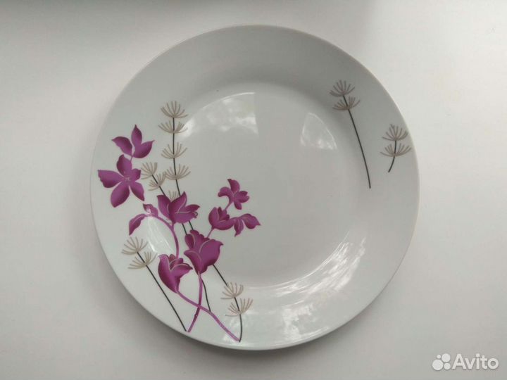 Блюдо тарелка большая фарфор 28 см