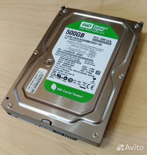 Жёсткий диск WD500Gb (WD5000aads)