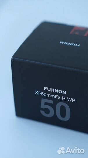Объектив Fujifilm XF 50mm f/2 R WR черный