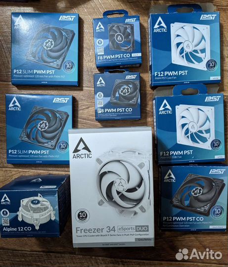 Вентиляторы и кулеры Arctic, id-cooling, jonsbo