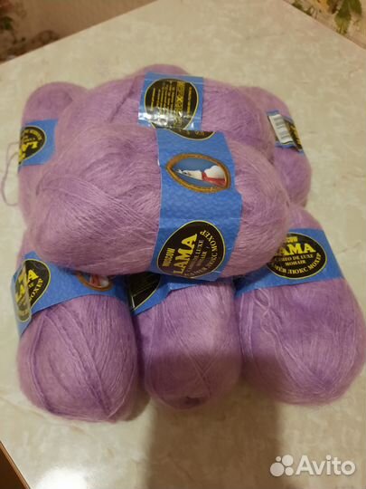 Пряжа для вязания мохер
