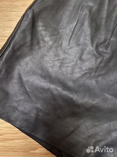 Шорты экокожа