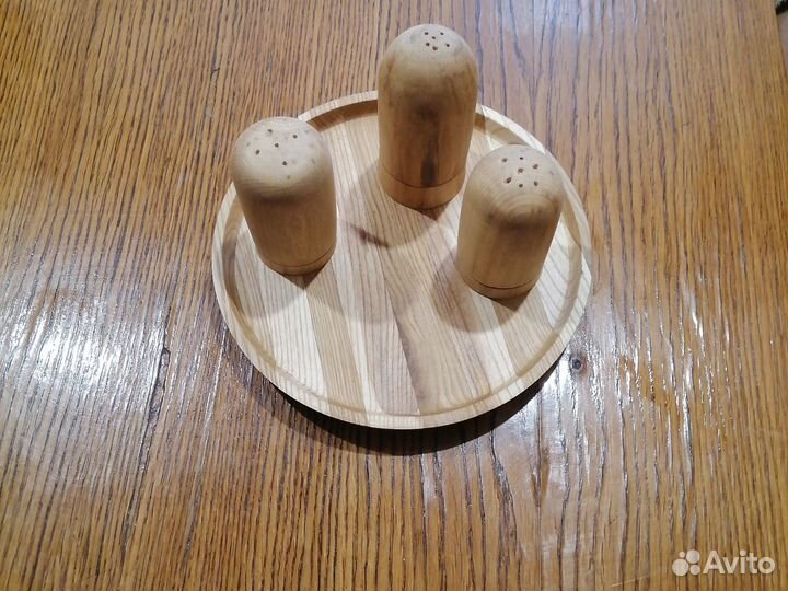 Набор для специй деревянный