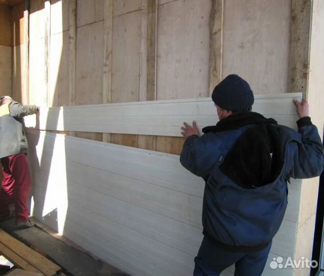 Бригада строителей, дома, кровля, фасад, фундамент