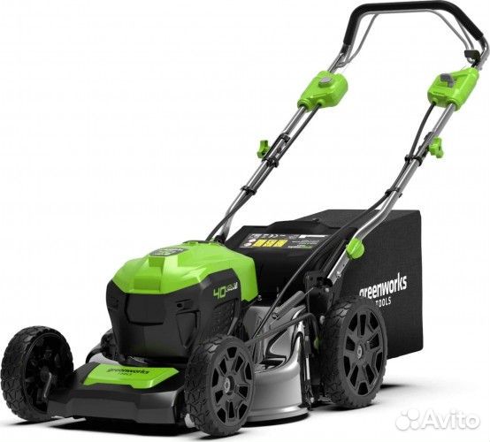 Газонокосилка аккумуляторная greenworks GD40LM46SP