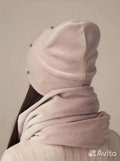 Комплект Шапка и снуд женский