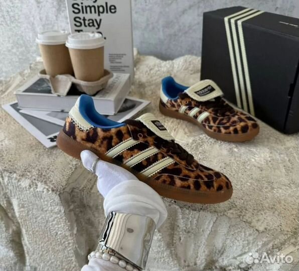 Adidas Samba Wales Bonner Leopard