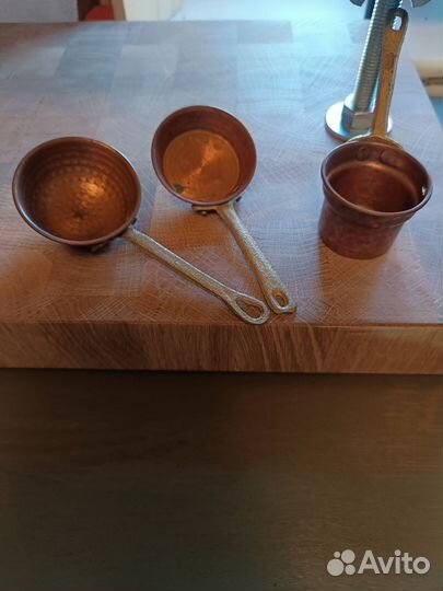 Для Мишек Тедди Медная кукольная посуда винтаж