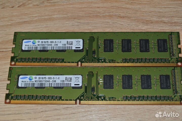 Оперативная память samsung ddr3 2gb