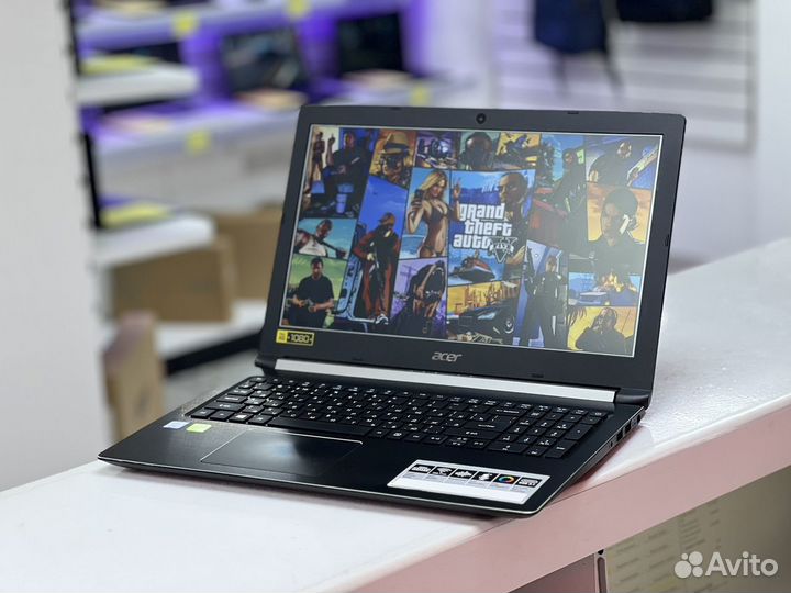 Игровой ноутбук Acer с большим экраном 17.3