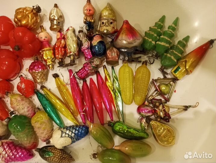 Елочные игрушки СССР