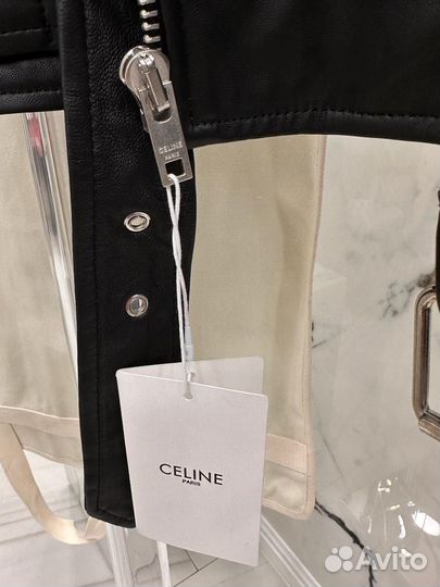 Кожаная куртка celine