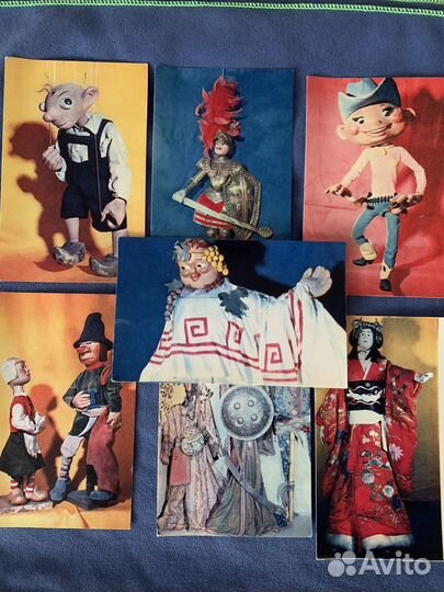 Открытки Куклы 1968г набор