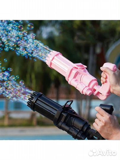 Генератор мыльных пузырей пистолет 