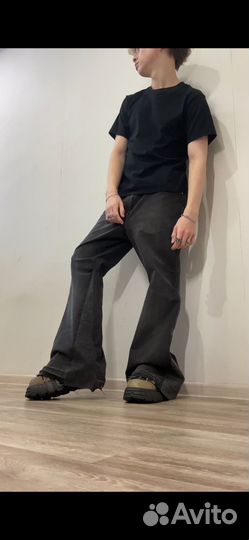 Джинсы клеш rick owens flared