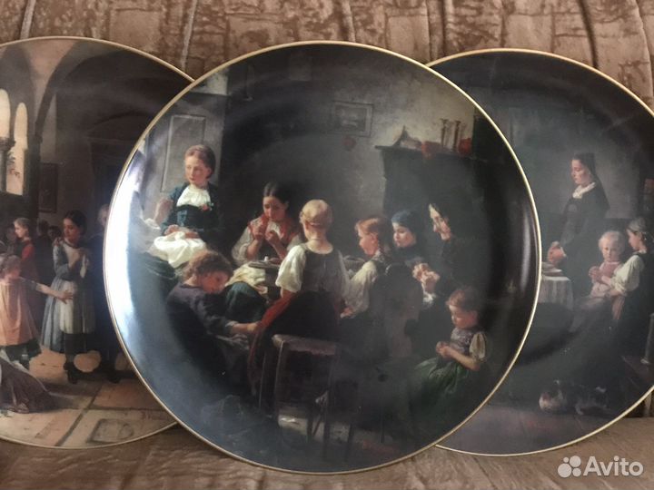Настенная тарелка по картинам художников