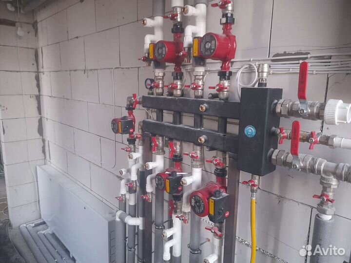 Установка газовых котлов, колонок