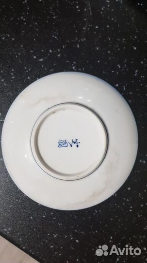 Тарелка японская гжель