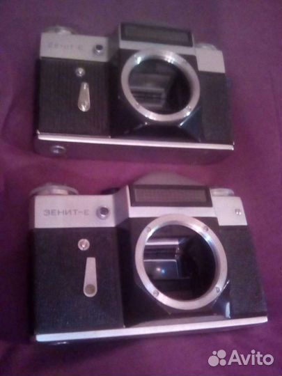 Фотоаппараты Зенит Е и Смена 8 СССР