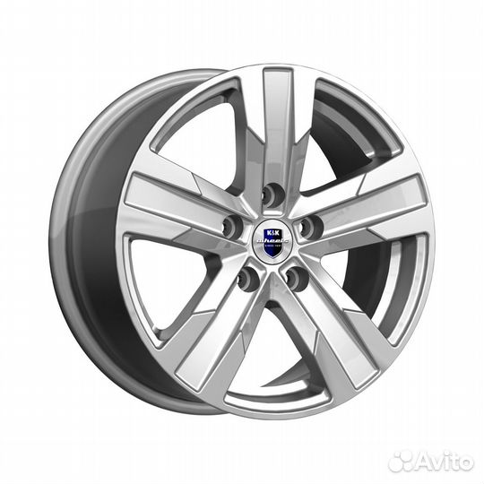 Литые диски 7x16 5x112 66.6 ET45 кик Висмут дарк платинум