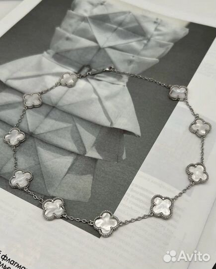 Van cleef подвеска клевер