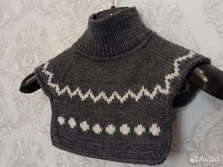 Манишка мужская, шерстяная