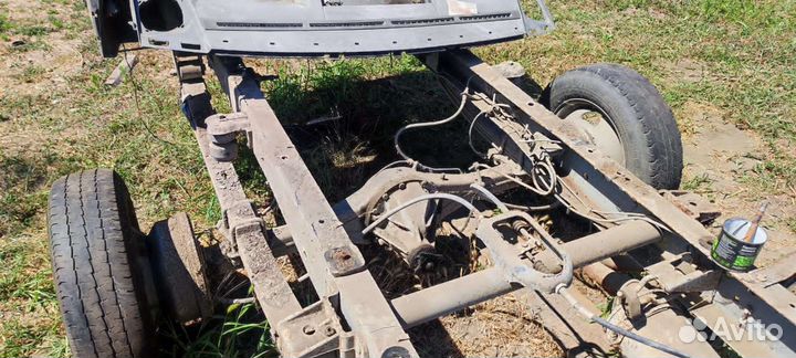 Задний мост и передняя балка на газель