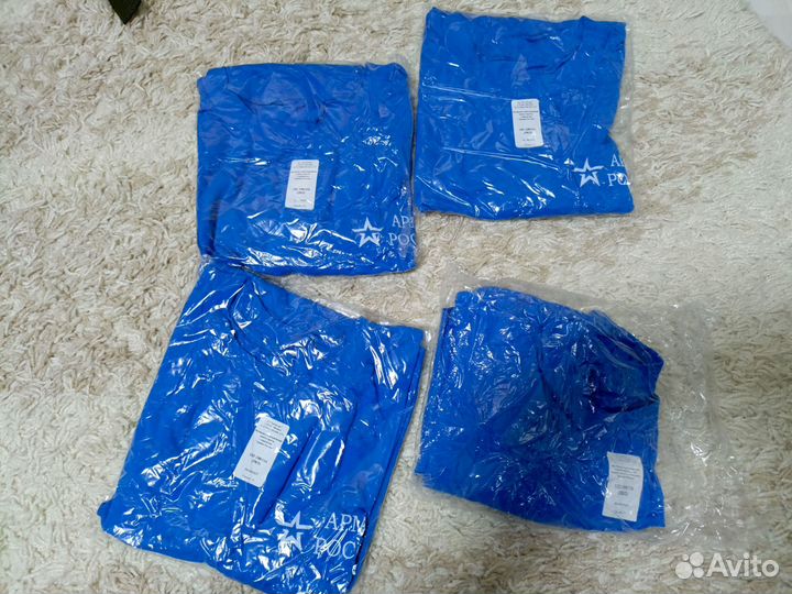 Футболка повседневная вкс синего цвета