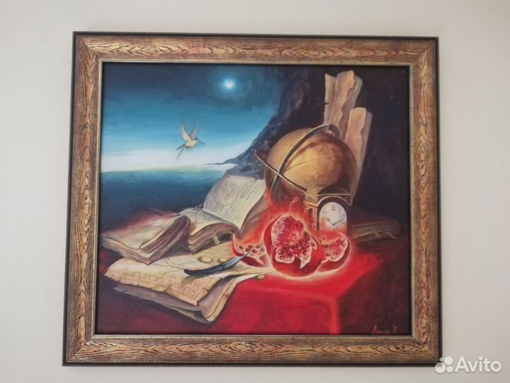 Авторская картина с колибри приносящая счастье