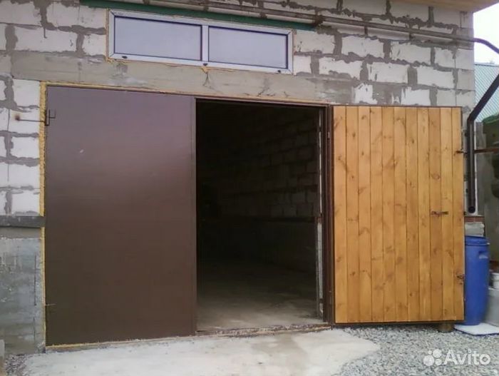 Ворота гаражные металлические от завода