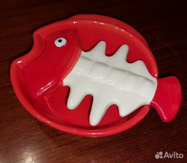 Пепельница керамическая рыбка